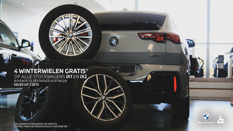 Veilig de winter in met een nieuwe BMW én gratis winterwielenset.